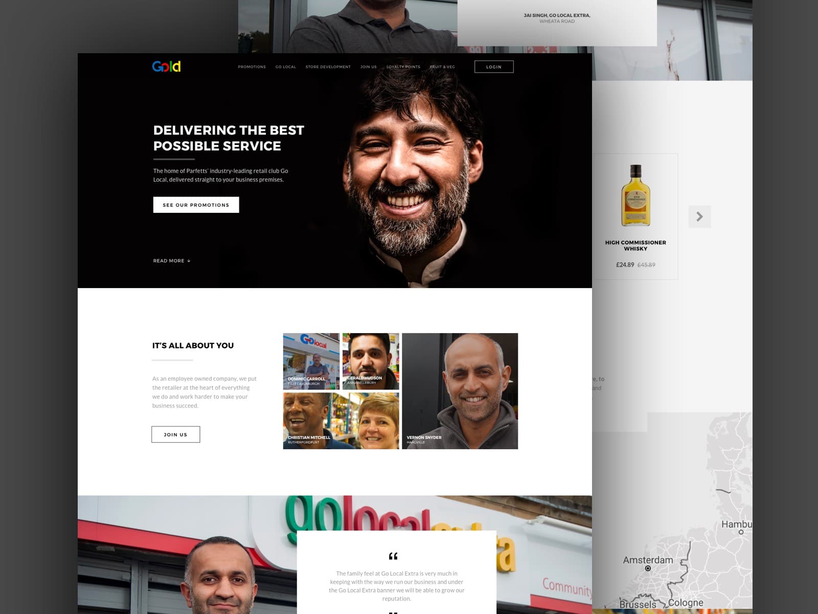 Parfetts Gold detail