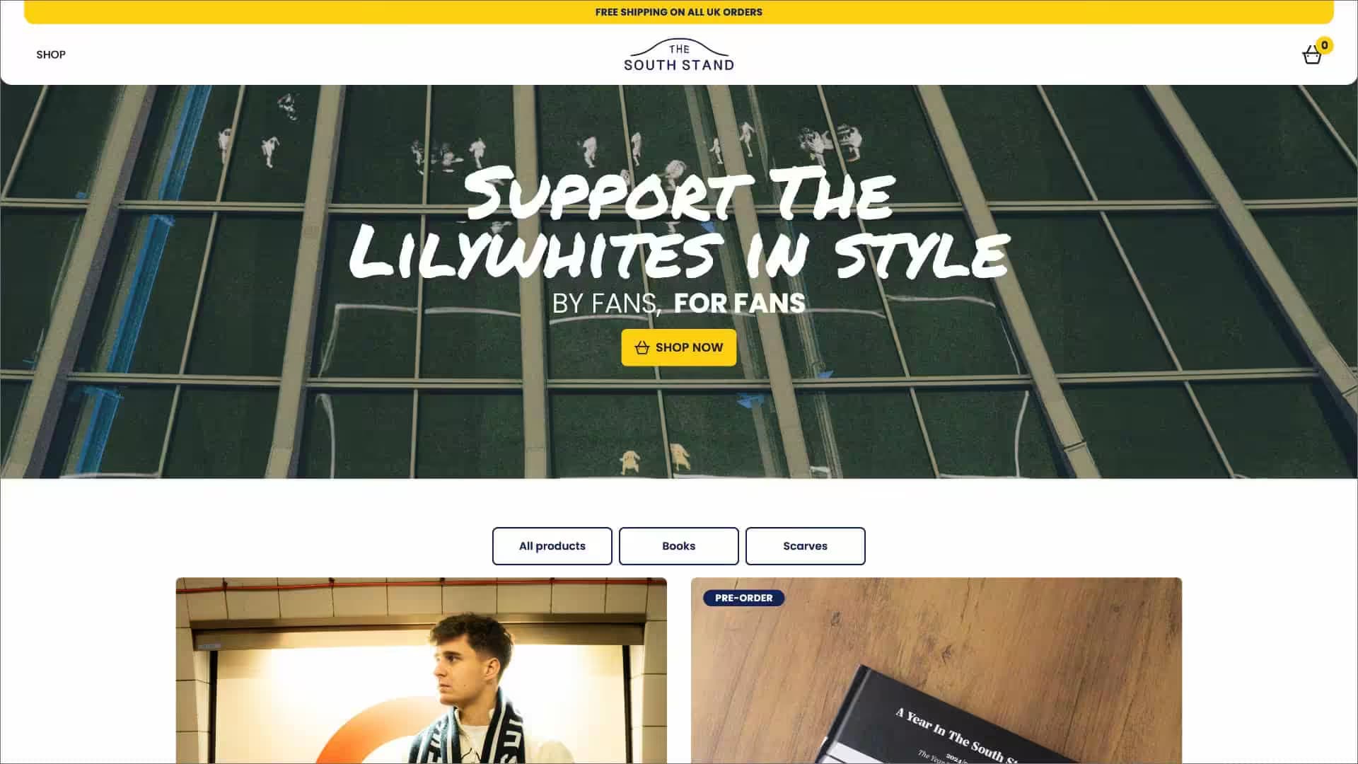 The South Stand detail